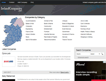 Tablet Screenshot of irelandcompanies.net